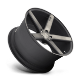Niche M134208565+35 - M134 Milan 20X8.5 Matte Black Machined With Double Dark Tint