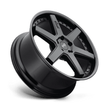 Niche M1921900F8+50 - M192 Altair 19X10 Gloss Black Matte Black