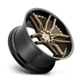 Niche M1951995F8+48 - M195 Methos 19X9.5 Matte Bronze Black Bead Ring