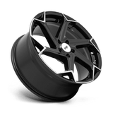Niche M255200590+20 - M255 Flash 20X10.5 Gloss Black Brushed