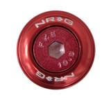 NRG FW-150RD - Fender Washer Kit w/Color Matched M6 Bolt Rivets For Plastic (Red) - Set of 10