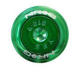 NRG FW-800GN - Fender Washer Kit w/Color Matched M8 Bolt Rivets For Plastic (Green) - Set of 8