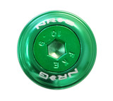 NRG FW-150GN - Fender Washer Kit w/Color Matched M6 Bolt Rivets For Plastic (Green) - Set of 10
