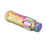 NRG LN-LS700MC-21 - 700 Series M12 X 1.5 Steel Lug Nut w/Dust Cap Cover Set 21 Pc w/Locks & Lock Socket - Neochrome