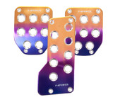 NRG PDL-500PT - Aluminum Sport Pedal M/T - Purple/Titanium Fade