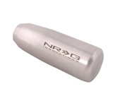 NRG SK-450SL - Universal Short Shifter Knob - 3.5in. Length / Heavy Weight .85Lbs. - Silver