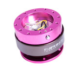 NRG SRK-200PK - Quick Release Gen 2.0 - Pink Body / Titanium Chrome Ring