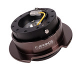 NRG SRK-250BKC - Quick Release Kit Gen 2.5 - Black / Black Chrome Ring