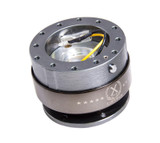 NRG SRK-200GM - Quick Release Gen 2.0 - Gunmetal Body / Titanium Chrome Ring