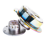NRG SRK-250SL/MC - Quick Release Gen 2.5 - Silver Body / Neochrome Ring