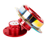 NRG SRK-250RD/MC - Quick Release Gen 2.5 - Red Body / Neochrome Ring