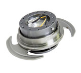 NRG SRK-650GM - Quick Release Kit Gen 3.0 - Gunmetal Body / Gunmetal Ring w/Handles