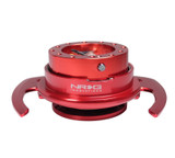 NRG SRK-700RD - Quick Release Kit Gen 4.0 - Red Body / Red Ring w/ Handles