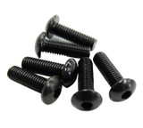 NRG SWS-100BK - Steering Wheel Screw Upgrade Kit (Flat) - Black