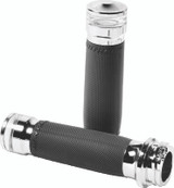 Performance Machine 0063-2101M-CH - Contour Led Handle Grip Set - Chrome