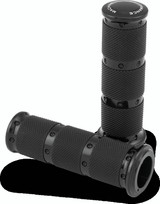 Performance Machine 0063-2087-B - Handle Grip Set XLS - Black Ano