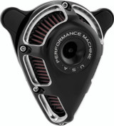 Performance Machine 0206-2140-BM - Jet Air Cleaner - Contrast Cut