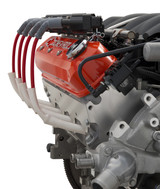 Proform 141-262 - Engine Valve Covers Slant Edge Style Die Cast Black w/Bowtie Logo LS Engines Raised & Milled Chevrolet & Bowtie Logos Chevrolet Performance Parts