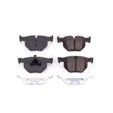 PowerStop 17-1170 - Power Stop 2006 BMW 330Ci Rear Z17 Evolution Ceramic Brake Pads w/Hardware