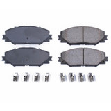PowerStop 17-1211 - Power Stop 09-10 Pontiac Vibe Front Z17 Evolution Ceramic Brake Pads w/Hardware