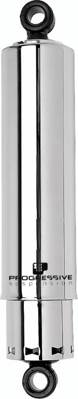 Progressive Suspension 412-4043C - Progressive Harley 412 Series Shocks 11.0in - Chrome