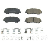 PowerStop 17-2032 - Power Stop 17-19 Nissan Titan Rear Z17 Evolution Ceramic Brake Pads w/Hardware