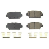 PowerStop 17-2156 - Power Stop 2019 Mitsubishi Eclipse Cross Rear Z17 Evolution Ceramic Brake Pads w/Hardware