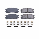 PowerStop 17-383 - Power Stop 95-05 Chrysler Sebring Rear Z17 Evolution Ceramic Brake Pads w/Hardware