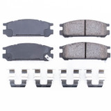 PowerStop 17-471 - Power Stop 93-96 Subaru Impreza Rear Z17 Evolution Ceramic Brake Pads w/Hardware