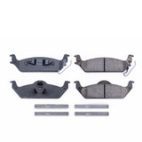 PowerStop 17-963 - Power Stop 03-04 Dodge Dakota Rear Z17 Evolution Ceramic Brake Pads w/Hardware