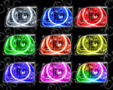 ORACLE Lighting 3992-504 - Toyota Tacoma 01-04 Halo Kit - ColorSHIFT w/ Simple Controller