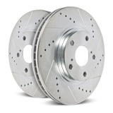 PowerStop AR84007XPR - Power Stop 17-21 Tesla 3 Rear Drilled & Slotted Rotor (Pair)