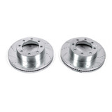 PowerStop AR85153XPR - Power Stop 13-16 Ford F-450 Super Duty Front Drilled & Slotted Rotor - Pair