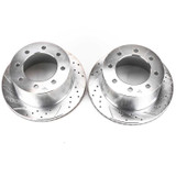 PowerStop AR8646XPR - Power Stop 03-08 Chevrolet Express 3500 Rear Evolution Drilled & Slotted Rotors - Pair