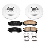 PowerStop CRK1515 - Power Stop 91-92 Saturn SC Front Z17 Evolution Geomet Coated Brake Kit