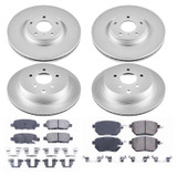 PowerStop CRK119 - Power Stop 06-07 Nissan Murano Front & Rear Z17 Evolution Geomet Coated Brake Kit