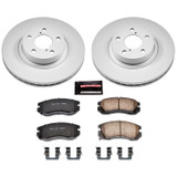 PowerStop CRK1118 - Power Stop 1996 Subaru Legacy Front Z17 Evolution Geomet Coated Brake Kit