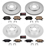 PowerStop CRK1618 - Power Stop 04-08 Chevrolet Malibu Front & Rear Z17 Evolution Geomet Coated Brake Kit