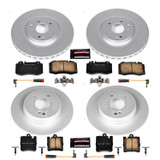 PowerStop CRK2791 - Power Stop 2004 Mercedes-Benz C230 Front & Rear Z23 Coated Brake Kit