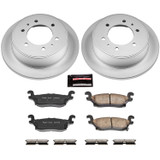 PowerStop CRK3067 - Power Stop 06-10 Hummer H3 Rear Z17 Evolution Geomet Coated Brake Kit