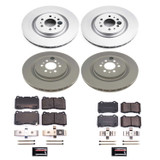 PowerStop CRK2881 - Power Stop 04-07 Cadillac CTS Front & Rear Z17 Evolution Geomet Coated Brake Kit
