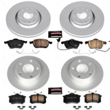 PowerStop CRK4197 - Power Stop 99-04 Audi A6 Quattro Front & Rear Z23 Evolution Sport Coated Brake Kit PowerStop CRK4197 - Power Stop 99-04 Audi A6 Quattro Front & Rear Z23 Evolution Sport Coated Brake Kit