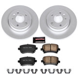 PowerStop CRK4624 - Power Stop 05-09 Audi A4 Rear Z23 Evolution Sport Coated Brake Kit