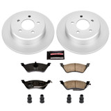 PowerStop CRK5248 - Power Stop 01-07 Chrysler Town & Country Rear Z17 Evolution Geomet Coated Brake Kit