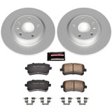 PowerStop CRK4745 - Power Stop 09-16 Audi A4 Rear Z23 Evolution Sport Coated Brake Kit