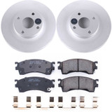 PowerStop CRK5031 - Power Stop 99-00 Mazda Protege Front Z17 Evolution Geomet Coated Brake Kit
