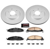 PowerStop CRK5487 - Power Stop 11-12 Ram 3500 Rear Z17 Coated Brake Kit