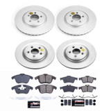 PowerStop CRK5637 - Power Stop 06-08 Jaguar S-Type Front & Rear Z23 Evolution Sport Coated Brake Kit