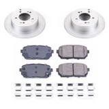 PowerStop CRK5853 - Power Stop 07-10 Kia Rondo Rear Z17 Evolution Geomet Coated Brake Kit