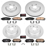 PowerStop CRK6084 - Power Stop 12-15 Honda Pilot Front & Rear Z17 Evolution Geomet Coated Brake Kit
